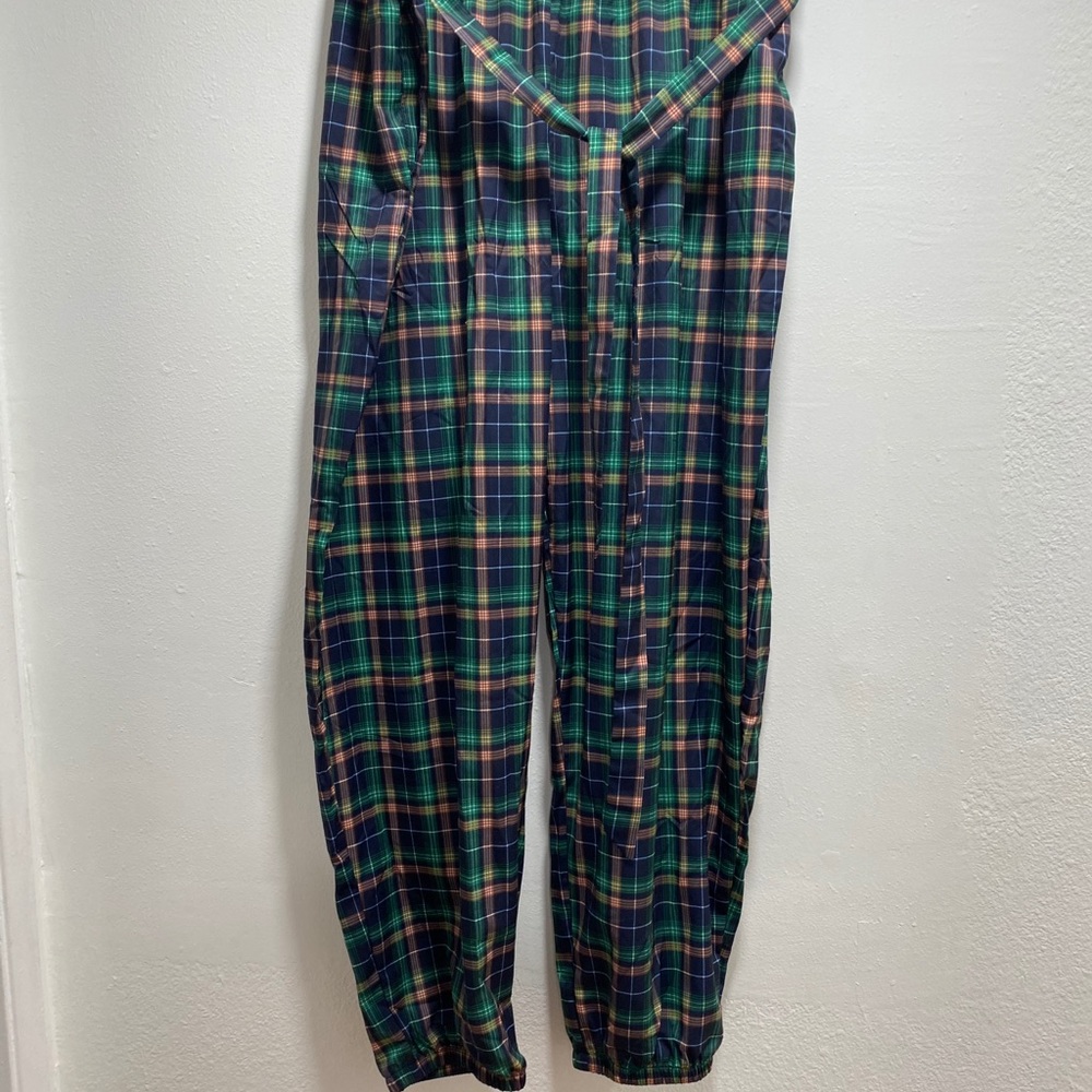 SHIEN Green plaid pants